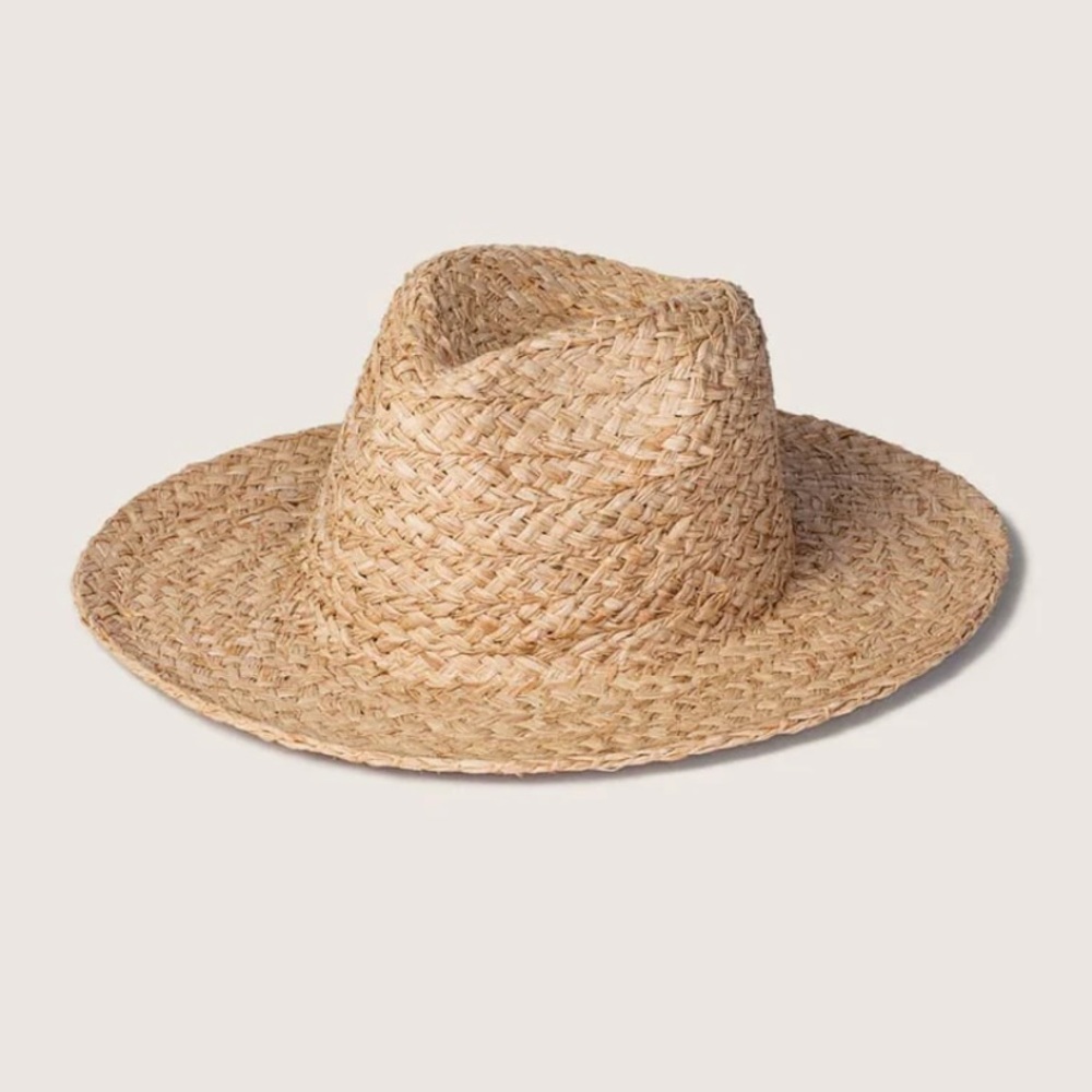 Will + Bear River Sand Raffia Straw Hat | Wide Brim Sun Hat